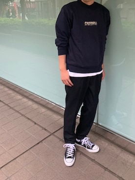 「ABAHOUSE（アバハウス）のアイテム（シューズ）」を使った、ABAHOUSE ONLINE MENSさん（メンズ・177cm）の夏コーディネート