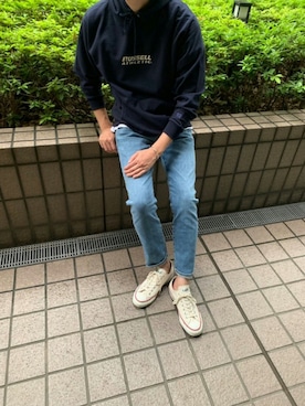 「lideal（リデアル）のアイテム」を使った、ABAHOUSE ONLINE MENSさん（メンズ・177cm）の夏コーディネート