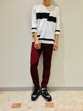 「5351 POUR LES HOMMES（ゴーサンゴーイチプールオム）のアイテム」を使った、ABAHOUSE ONLINE MENSさん（メンズ・180cm）の夏コーディネート