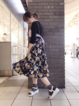 「ソックス×サンダル」｜ORientalTRaffic さんすて岡山店さん（レディース・152cm）の春コーディネート