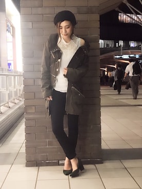 「チャンキーヒール」｜ORientalTRaffic さんすて岡山店さん（レディース・152cm）の秋コーディネート