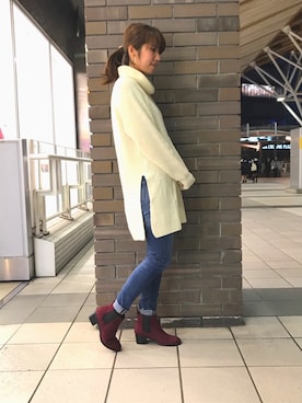「ざっくりニット」｜ORientalTRaffic さんすて岡山店さん（レディース・152cm）の秋コーディネート