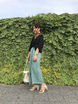 「グリーンスカート」｜ORientalTRaffic さんすて岡山店さん（レディース・155cm）の夏コーディネート