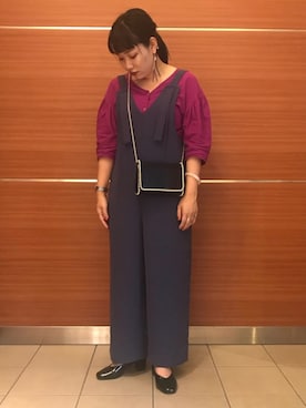 「チャンキーヒール」｜ORientalTRaffic さんすて岡山店さん（レディース・152cm）の秋コーディネート