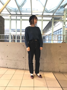 「アイテム（パンプス、パープル系）」を使った、ORientalTRaffic さんすて岡山店さん（レディース・152cm）の秋コーディネート
