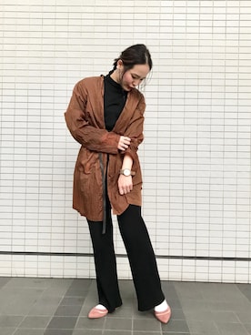 「417 EDIFICE（フォーワンセブンエディフィス）のアイテム（ジャケット/アウター）」を使った、ORientalTRaffic さんすて岡山店さん（レディース・152cm）の春コーディネート