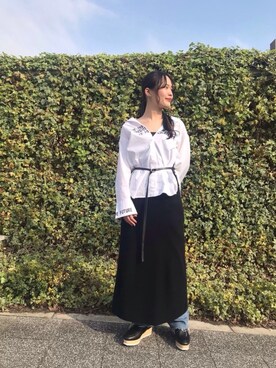 「モンクシューズ」｜ORientalTRaffic さんすて岡山店さん（レディース・152cm）の春コーディネート