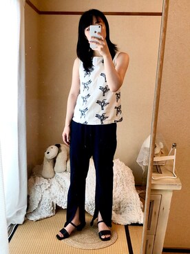 「Oriens JOURNAL STANDARD（オリエンス ジャーナルスタンダード）のアイテム（シューズ）」を使った、さおりさん（レディース・153cm）の春コーディネート