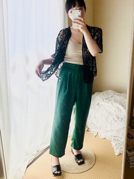 さおりさん（レディース・153cm）の夏コーディネート