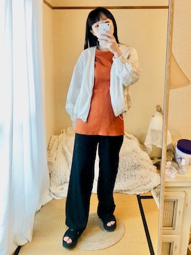 「ARCHI（アーキ）のアイテム」を使った、さおりさん（レディース・153cm）の夏コーディネート