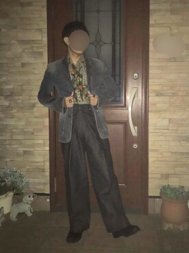 「Dr. Martens（ドクターマーチン）の［UNISEX/ユニセックス］Dr.Martens ドクターマーチン 3EYE GIBSON 1461 MONO 3ホール ギブソン シューズ（ドレスシューズ）」を使った、ゆうきさん（メンズ・168cm）の春コーディネート