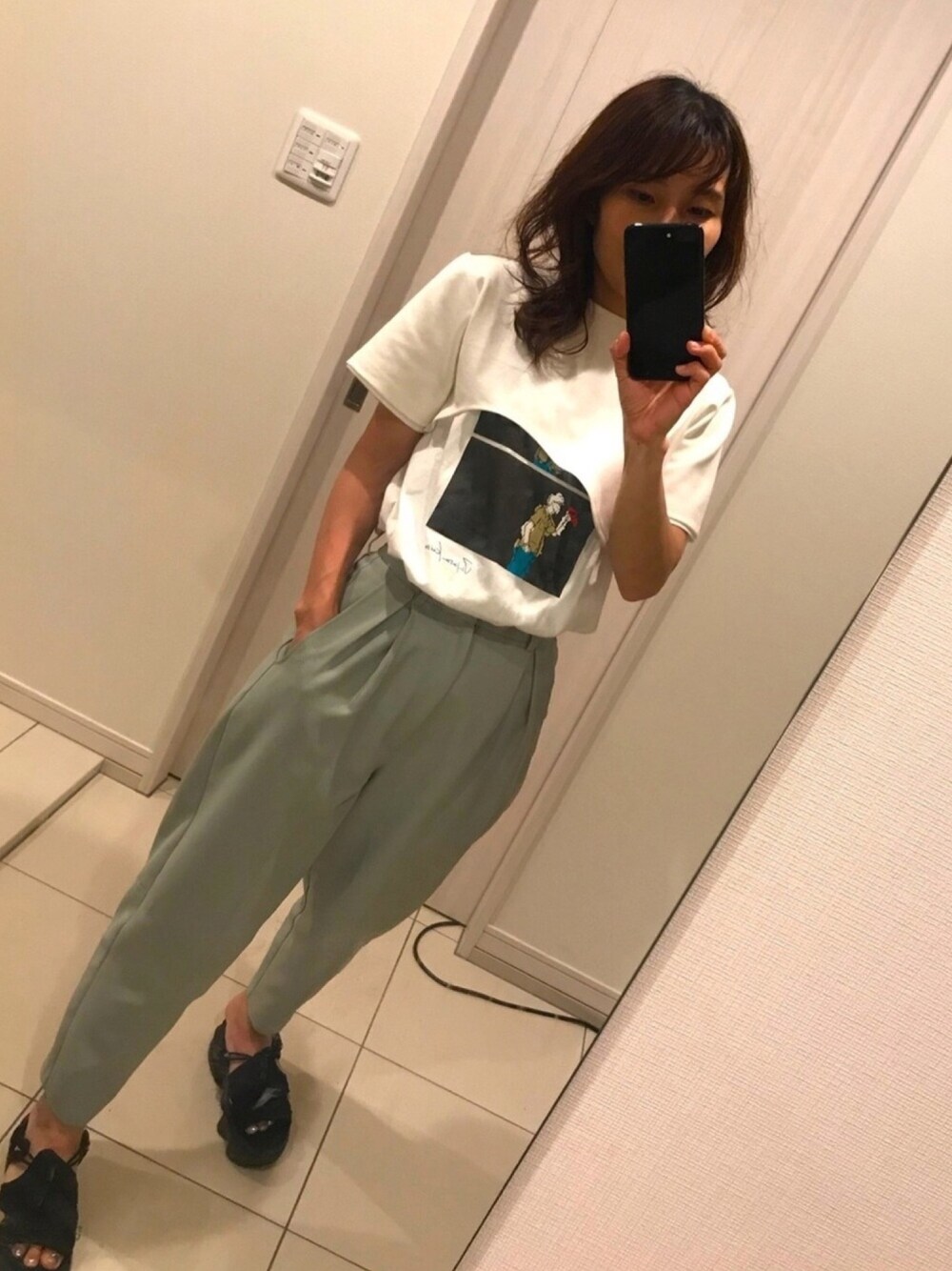 emico｜AMERIのTシャツ/カットソーを使ったコーディネート - WEAR