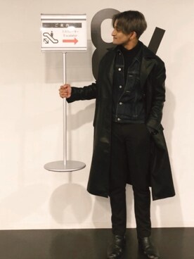 「EMMA  CLOTHES」｜「アイテム（デニムジャケット）」を使った、takaharu さん（メンズ・175cm）の春コーディネート