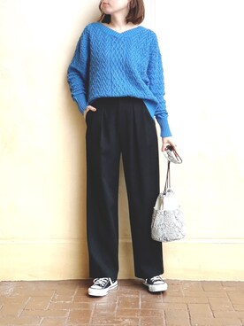 AIさん(レディース・160cm)の冬コーディネート