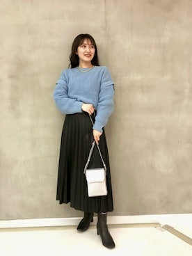 「YAHKI（ヤーキ）のアイテム」を使った、naoさん（レディース・163cm）の冬コーディネート