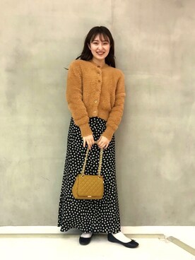 「マーメイドライン」｜「アイテム（バレエシューズ）」を使った、naoさん（レディース・163cm）の冬コーディネート