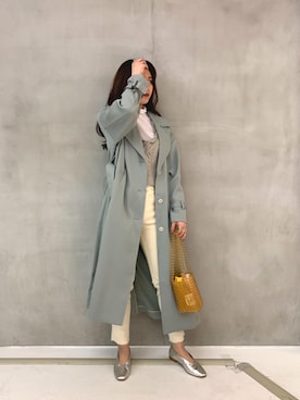 「MADEMOISELLE ROPE'（マドモアゼル ロペ）のアイテム」を使った、naoさん（レディース・163cm）の冬コーディネート