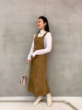 naoさん（レディース・163cm）の冬コーディネート