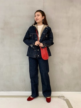 「ヤーキ」｜naoさん（レディース・163cm）の冬コーディネート