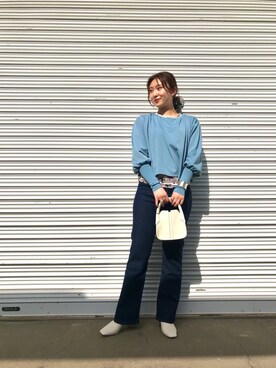 「CIMARRON（シマロン）のアイテム（パンツ）」を使った、naoさん（レディース・163cm）の冬コーディネート