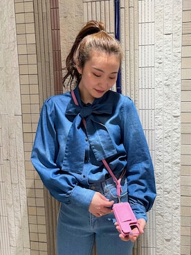 「MADEMOISELLE ROPE'（マドモアゼル ロペ）のアイテム」を使った、naoさん（レディース・163cm）の春コーディネート