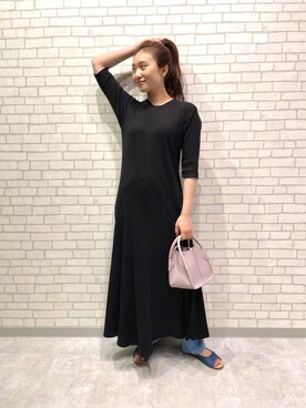 「MADEMOISELLE ROPE'（マドモアゼル ロペ）のアイテム」を使った、naoさん（レディース・163cm）の春コーディネート