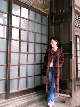 「Ungrid（アングリッド）のアイテム（トレンチコート、その他）」を使った、anhiroさん（レディース・165cm）の秋コーディネート