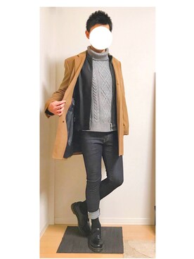 「TRANS CONTINENTS（トランスコンチネンツ）のアイテム（ジャケット/アウター）」を使った、hiro_wearさん（メンズ・178cm）の冬コーディネート