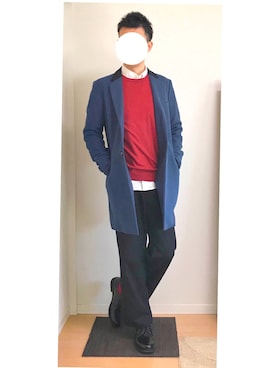 「And A（アンドエー）のアイテム（ジャケット/アウター）」を使った、hiro_wearさん（メンズ・178cm）の冬コーディネート