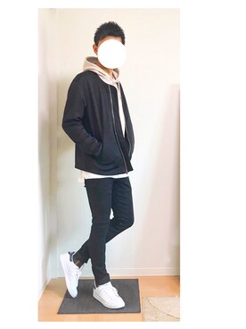 「tk.TAKEO KIKUCHI（ティーケータケオキクチ）のアイテム（MA-1）」を使った、hiro_wearさん（メンズ・178cm）の春コーディネート