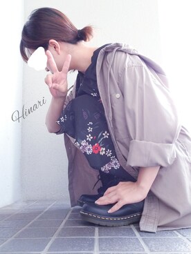 ひなりさん（レディース・142cm）の秋コーディネート