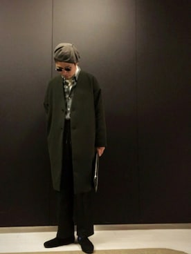 「JUNRED（ジュンレッド）のアイテム（その他アウター）」を使った、fuzeeさん（メンズ・175cm）の秋コーディネート