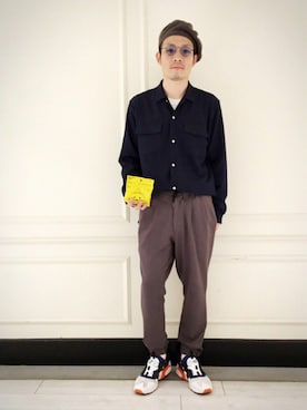 「ラブ＆ピース2016」｜「アイテム（その他）」を使った、fuzeeさん（メンズ・175cm）の秋コーディネート