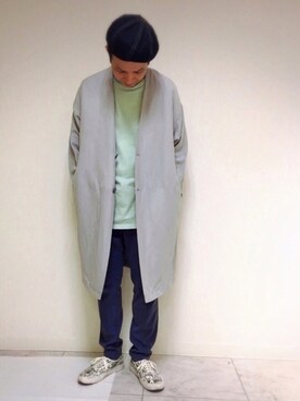 「JUNRED（ジュンレッド）のアイテム（その他アウター）」を使った、fuzeeさん（メンズ・175cm）の春コーディネート