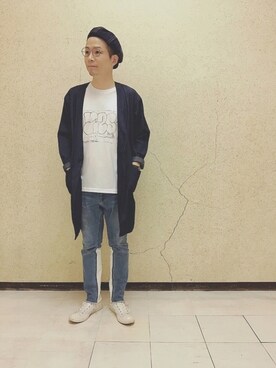 「JUNRED（ジュンレッド）のアイテム（その他アウター）」を使った、fuzeeさん（メンズ・175cm）の春コーディネート