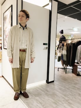 「YUKETEN（ユケテン）のアイテム」を使った、fuzeeさん（メンズ・175cm）の春コーディネート