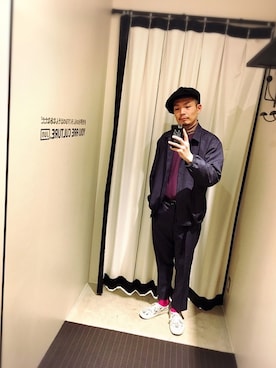 「JUNRED（ジュンレッド）のアイテム（その他アウター）」を使った、fuzeeさん（メンズ・175cm）の冬コーディネート