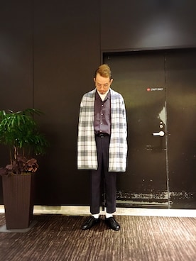 「JUNRED（ジュンレッド）のアイテム（その他シューズ）」を使った、fuzeeさん（メンズ・175cm）の冬コーディネート