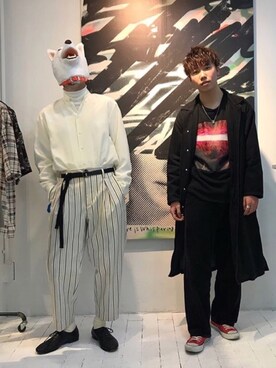 「JUNRED（ジュンレッド）のアイテム（その他アウター）」を使った、fuzeeさん（メンズ・175cm）の冬コーディネート