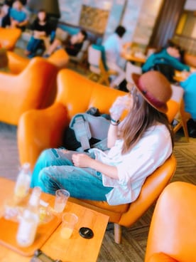 「カメラ女子」｜「アイテム（腕時計）」を使った、きょんさん（レディース・162cm）の夏コーディネート