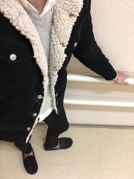 「アイテム（ブルゾン）」を使った、ShiNさん（メンズ・168cm・30代）の冬コーディネート