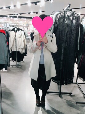 「CECIL McBEE（セシルマクビー）のアイテム（トレンチコート）」を使った、ありさん（レディース・155cm）の冬コーディネート