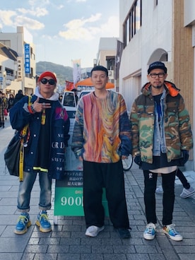 「vetements」｜「アイテム（ダウンジャケット/コート）」を使った、Yotsuさん（メンズ・166cm）の冬コーディネート