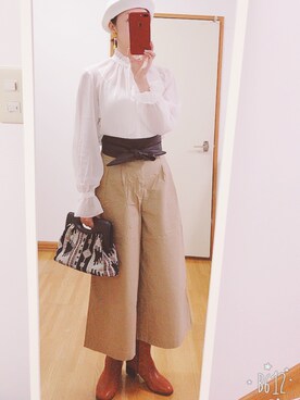 junjunさん（レディース・162cm）の春コーディネート