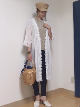 junjunさん（レディース・162cm）の夏コーディネート