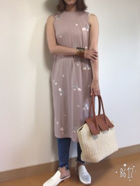 junjunさん(レディース・162cm)の夏コーディネート