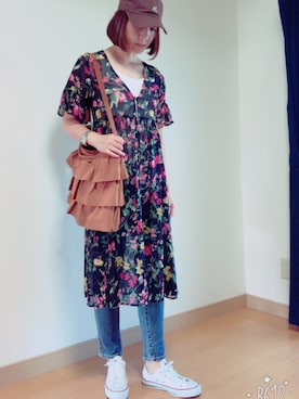 junjunさん（レディース・162cm）の秋コーディネート