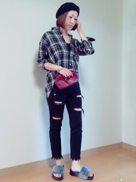 junjunさん(レディース・162cm)の秋コーディネート