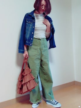 junjunさん（レディース・162cm）の秋コーディネート