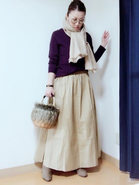 junjunさん（レディース・162cm）の秋コーディネート